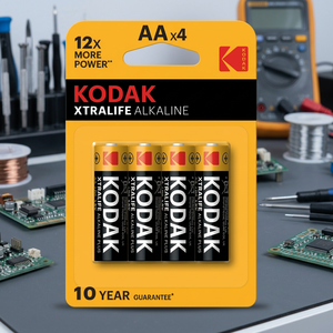 4 Batterie Kodak XTRALIFE AA LR06 KLR6X (Confezione Blister) - Product Image 2