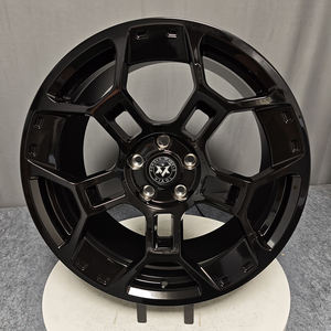 Jantes en alliage d'aluminium forgé monobloc Viaol personnalisées, couleur PCD5x120, cinq branches, 4 pièces, noires, 8J-12J, neuves pour Golf C7 C8 - Product Image 3