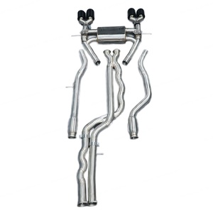 High Performance Cat Back Exhaust Pipes System with Exhaust Muffler & Tips for BMW M3/M4 F80/F82 S55B30 3.0T - Product Image 5
