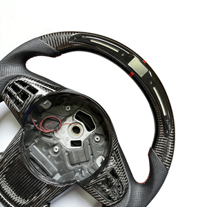 Volante <span class=keywords><strong>de</strong></span> Fibra <span class=keywords><strong>de</strong></span> Carbono Personalizado con Pantalla LED y Base Plana para <span class=keywords><strong>Toyota</strong></span> <span class=keywords><strong>Supra</strong></span> A90 2020/<span class=keywords><strong>2021</strong></span>/2022/2023/2024+ - Product Image 3