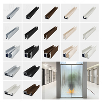 Nouveau design de profilé de douche d'angle rectangulaire en aluminium, avec une porte fixe et une coulissante, et fonction anti-fuite pour salle de bain