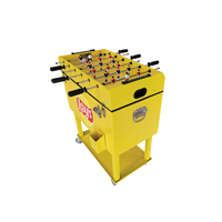 Jeu de baby-foot 65L glacière Boîte glacière de baby-foot Chariot pour jardin et camping