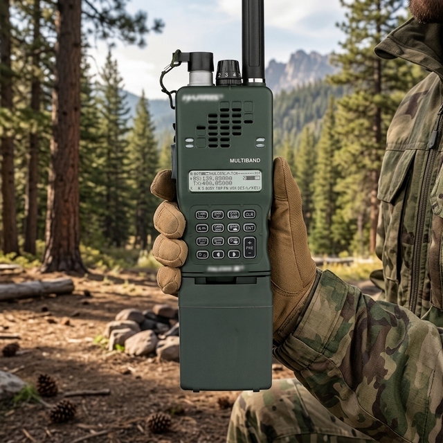 Chierda 10W High-Power Walkie-Talkie Audio Transmitter Receiver 12-Month -20~55 Operating Temp Large-Capacity Battery for