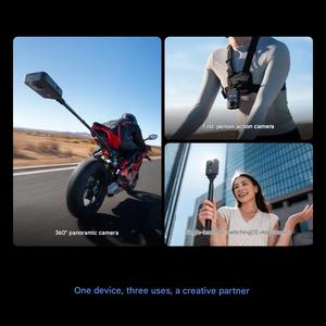 กล้องแอคชั่นพาโนรามา 8K |   ดีเจไอ ออสโม 360,เซ็นเซอร์ CMOS และระบบกันสั่นภาพสำหรับการดำน้ำ ขี่มอเตอร์ไซค์ และเล่นสกี - Product Image 6
