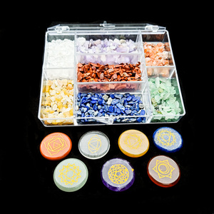 Power 7 <strong>Chakra</strong> <strong>Stone</strong> Set Love Gemstone Esoteric Products Seven <strong>Chakra</strong> Crystal Hot Selling Natural Feng Shui <strong>Engraving</strong> 5 Sets - Product Image 4
