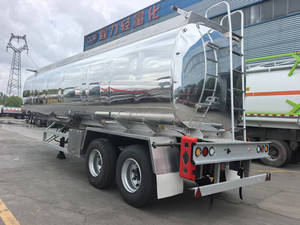 Semi-remorque citerne à pétrole en alliage d'aluminium 35000L 5182 avec suspension pneumatique et essieu FUWA pour le transport de pétrole, à vendre en Chine - Product Image 5