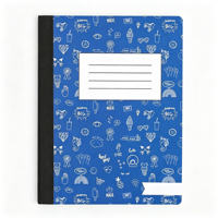 Cahier d'exercices personnalisé de haute qualité, fournitures de papeterie, carnet de notes mignon à motifs de dessins animés pour les étudiants, fournitures scolaires