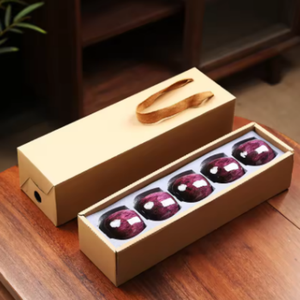Set da Tè in Ceramica Stile Retrò Personalizzato, Tazze da Tè Arabo Kung Fu 110ml, Set di Tazze da Caffè in Ceramica Smaltata a Forma di Uovo - Product Image 6