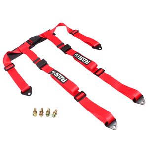 Bangcan BAG048 Fabrik-Lieferung 2 Zoll Nylon-Sicherheitsgurt <span class=keywords><strong>4</strong></span>-Punkt-Polyester-Schnalle Universeller Auto-Rennsport-Gurt Sicherheitsgurt - Product Image 4