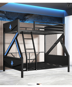 <span class=keywords><strong>Cama</strong></span> Litera Reforzada para Videojuegos - <span class=keywords><strong>Cama</strong></span> Alta Resistente para Jóvenes Gamers - Product Image 5