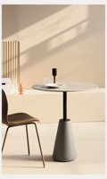 Table basse industrielle moderne avec plateau en métal et pieds robustes en MDF pour salon et bureau, mobilier de maison durable
