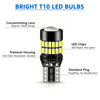 Bombilla LED T10 W5W Canbus sin errores, nueva luz interior para coche, lámpara de lectura de mapa, luz de puerta, luz de matrícula para venta al por mayor