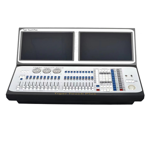 Peralatan dan Pengontrol Lampu DJ Profesional Tiger Touch Plus DMX512 dengan <span class=keywords><strong>2</strong></span> Layar Paket Flight Case - Product Image 1