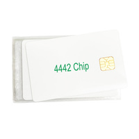 Hochwertige Blanko-PVC-Karte SLE4442/4428/5542/5528 215 125kHz Wasserdichte Intelligente SIM-Chipkarte für Zugangskontrolle