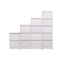 Archivador Metálico Vertical de Gran Capacidad para Oficina u Hogar, con 2, 3 o 4 Cajones para Documentos A4