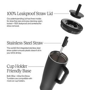 Business Minimalist <b>Double</b>-<b>Walled</b> Stainless Steel Insulated Water Bottle for Office - Product Image 2