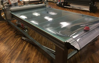 Table d'application de vinyle à plat pour le laminage de bois, verre, KT, PVC, FY1530