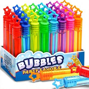 Baguette à bulles mini en plastique avec étoile à cinq branches, thème Fête de l'Indépendance, pour enfants, vente en gros, pour fêtes, mariages et petits cadeaux - Product Image 4
