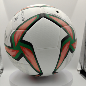 Ballon de football professionnel personnalisé de qualité supérieure, vessie en caoutchouc, cuir PU thermocollé pour usage intérieur/extérieur - Entraînement sportif en équipe - Product Image 1