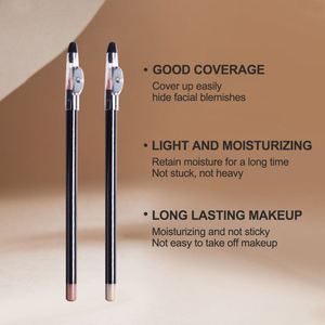 Venta al por mayor negro impermeable maquillaje Pro corrector lápiz con sacapuntas protector solar natural y función de blanqueamiento para el cuidado de la piel de la cara - Product Image 4