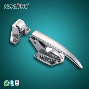 Tiradores de puerta de congelador de cadena de frío comercial de acero de aleación de Zinc de alta calidad, con cerradura de leva antirrobo y cerradura de combinación, 1 unidad - Product Image 2