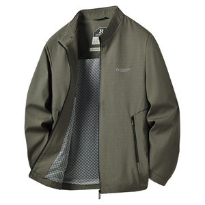 เสื้อแจ็คเก็ตผู้ชายแบบลำลองบางเบา สำหรับวัยกลางคน สวมใส่สบาย ระบายอากาศได้ดี แฟชั่นสำหรับฤดูหนาว กันลม เหมาะสำหรับกิจกรรมกลางแจ้ง ฤดูใบไม้ผลิ ฤดูใบไม้ร่วง รุ่นใหม่ - Product Image 1