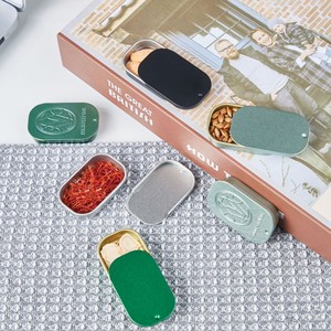 حاوية معدنية مستطيلة الشكل علوية منزلقة قابلة لإعادة التدوير 53*34*11 علبة صفيح صغيرة للنعناع والحلويات والحلي اليدوية حبوب الشفاه - Product Image 2