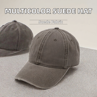 Casquette de baseball en daim multicolore avec broderie de logo personnalisé, style ethnique sportif, 6 panneaux, boucle métallique, vente en gros