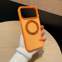 Nouvelle Arrivée Coque de Téléphone Magnétique Antichoc 360 avec Béquille et Recharge Sans Fil pour iPhone 17 Air 18 Pro Max 16 15 14 13 12 11