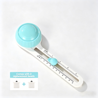 YUNMEI Mini Coupe-Papier Manuel Circulaire en Plastique, Outil de Découpe Portable avec Lames en Acier Inoxydable, Plusieurs Tailles pour Bricolage et Artisanat