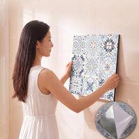 Panneau mural en mosaïque à coller, PVC épaissi, imperméable, ignifuge, résistant à l'usure, carrelage mural intérieur, vente en gros d'usine