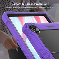 Coque de protection antichoc pour tablette Lenovo Zhaoyang K10C, robuste, avec protection contre les chutes, palette de couleurs industrielles