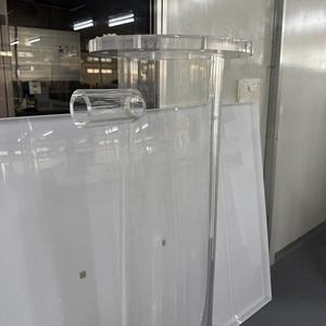Connecteurs de couvercle pour dispositif expérimental en tube cylindrique transparent en acrylique, haute résistance à la pression, personnalisables, grand format - Product Image 3