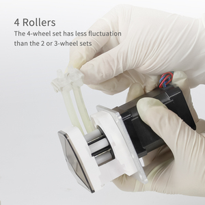 ปั๊มของเหลวแบบรีดท่อขนาดเล็ก24V ช่องเดียวความเร็วสูงอัตราการไหลขนาดเล็กพร้อมตัวควบคุมความเร็วแหล่งจ่ายไฟ30W - Product Image 3