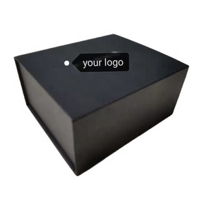 Custom Black Lipstick box with magnetic lid ,Small gift box for party ,wedding ,birthday