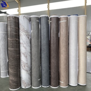PVC non auto-adhésif nouvelle conception de pierre <span class=keywords><strong>film</strong></span> décoratif en PVC à grain de marbre série haute brillance pour <span class=keywords><strong>film</strong></span> sous vide de porte d'armoire - Product Image 3