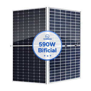 550w 600w 660w Pv Panels Price With Aluminum Solar Power Half Cell From Rotterdam YS600M-144 <b>Black</b> Frame Pv <b>Brackets</b> Brand Brush - Product Image 3
