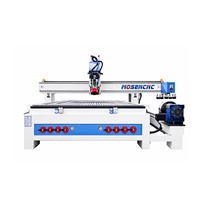 Fresadora CNC Jinan Mosencnc 1325 de 4 Ejes con Eje Rotatorio y Motor, Máquina de Tallado de Madera para Muebles, Grabado 3D