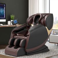 Fauteuil de massage électrique dorsal avec fonction de gravité zéro, massage Shiatsu complet du corps, soulagement de la sciatique, fonction de bascule, cuir PU, certifié CE ISO