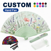 Maßgefertigter Kunststoff-Rippenfächer, Handventilator für Festivals, OEM-Vollfarbdesign für Hochzeitsempfänge, Brautgeschenke, Event-Zubehör