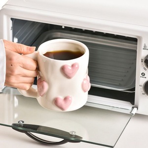 Taza de Café de Cerámica Creativa 3D con Forma de Corazón, Linda y Única, de 17 oz, para Regalos de San Valentín, Directo de Fábrica - Product Image 4