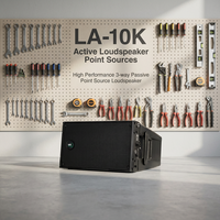 Módulo de arreglo lineal activo LA-10-K dual de 8 pulgadas, 133 dB, 1400 W para alquiler, instalación y giras.