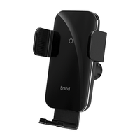 Chargeur de voiture sans fil 15W Charge rapide Serrage automatique pour tous les téléphones portables à chargement sans fil
