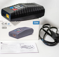 Chargeur d'équilibrage ToolkitRC C4 50W pour batteries LiPo LiHv LiFe 1-4S RC FPV Racing