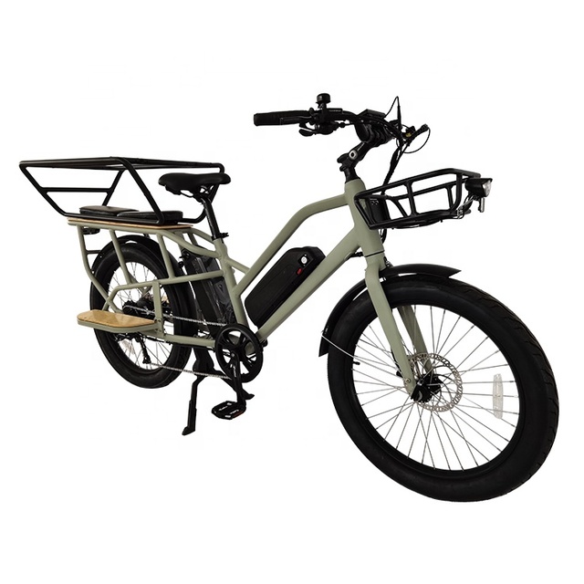 Hot Sale Take Away Electric Bike With Front Basket and Rear Takeaway Delivery Box Holder for Food Delivery