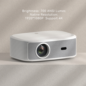 Projecteur vidéo avec Netflix TV sous licence Full HD 1080p, correction automatique de la forme du tableau, projecteur 4k, cinéma maison et présentation - Product Image 1