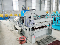 Máquina de fabricación de techos de metal corrugado