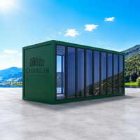 Maisons préfabriquées mobiles DYCE de 20 et 40 pieds, conteneurs multifonctionnels en verre pour usage temporaire
