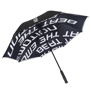 <span class=keywords><strong>Parapluie</strong></span> de golf chinois double couche robuste, noir, logo personnalisé, robuste, sans vente - Product Image 2