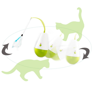 G07 AFP Bestseller Giocattoli Interattivi Automatici per Gatti, Piattaforma Girevole Elettrica Rotante con Piume per Gatti - Product Image 5